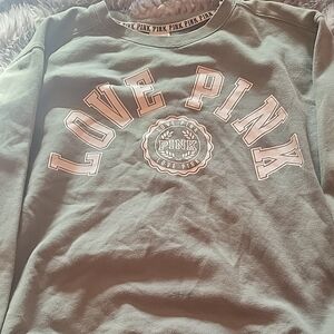 PINK Victoria's Secret Hoodie - Olive Green